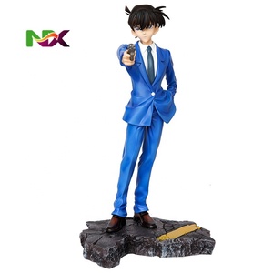 Figura de Colección de Detective <span class=keywords><strong>Conan</strong></span> YYDS, Modelo de Kudo Levantando la Pistola, Estatua, Regalo de Cumpleaños - Product Image 1
