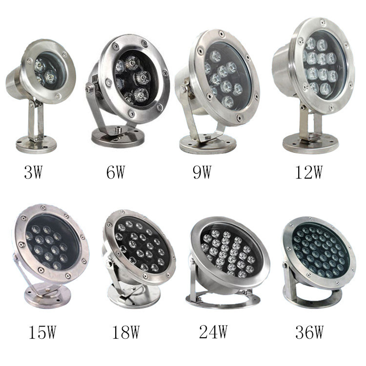 Swimming Pool Light Underwater Wholesale Price RGB Underwater Led Lights Waterproof LED Lighting IP68 Pool Light Fountain Lights for Outdoor Inground Pool Park