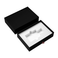 Boîte de rangement créative pour parfums, coffret cadeau vide haut de gamme pour cosmétiques et bijoux, boîte coulissante avec gaufrage et impression UV