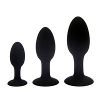 Jouets : Grand plug anal en silicone avec perles métalliques en acier, pour dilatation anale et expansion de l'anus, produits sexuels pour l'extérieur S/M/L