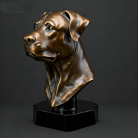 Buste d'âne, statue d'animal, buste pour la décoration de la maison