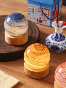 Paralume a sfera In vetro da 8 cm per <span class=keywords><strong>bambini</strong></span> con luce <span class=keywords><strong>notturna</strong></span> con alimentazione Plug-In, <span class=keywords><strong>lampada</strong></span> da cielo stellato - Product Image 4