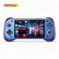 Consola de Juegos Portátil H55 Pro, Pantalla IPS de 5.5 Pulgadas, Sistema Operativo Linux, Consola Retro Portátil, 64 GB de RAM, 2 GB de Luz RGB, Más de 15000 Juegos