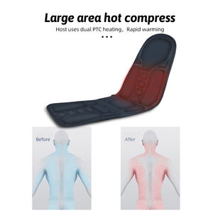 Masajeador de asiento de coche de uso doméstico con vibración de cadera y cintura y colchón de cojín de masaje de calefacción - Product Image 5