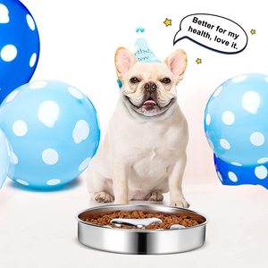 Manufacture Slow Feeder <strong>Dog</strong> 304 Metal Pet Food Water Stainless Steel Pet <strong>Bowls</strong> Metal Pet <strong>Bowls</strong> Metal Feeders - Product Image 3