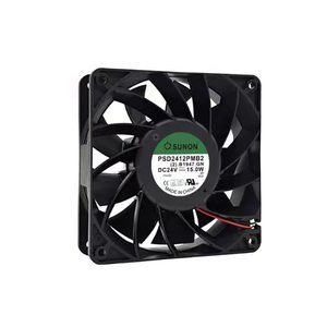 SUNON PSD2412PMB2 พัดลมระบายความร้อนแบบแกน 120 มม. 24V 15W ลูกปืนคู่ สำหรับใช้งานในอุตสาหกรรม - Product Image 2