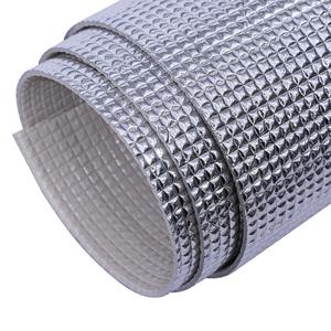 Barrera radiante de aislamiento de núcleo de espuma reflectante ignífuga de alto estándar <span class=keywords><strong>EPE</strong></span>/XPE espuma papel de aluminio de doble cara para construcción - Product Image 4
