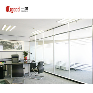 Kinh tế sử dụng văn phòng kính phân vùng tường hệ thống có thể tháo rời Bảng điều khiển với nhôm hồ sơ cho thương mại xây dựng nội thất - Product Image 3