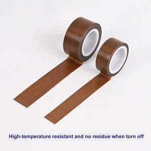 Ruban en fibre de verre Teflon PTFE, adhésif silicone simple face, résistant à la chaleur, résistant à la corrosion, ruban PTFE haute température pour - Product Image 4