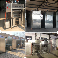 Fumoir Électrique Entièrement Automatique en Acier Inoxydable 304 pour Viande, Machine à Fumer 220V/380V, Capacité 100KG/Charge