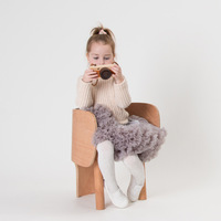 Chaise de Camping pliante de haute qualité pour enfants canapé en bois européen pour les repas scolaires en plein air pour bébés tout-petits avec des animaux