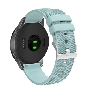 Correa de Silicona Deportiva Universal de 22mm 20mm con Diseño a Cuadros para Reloj <span class=keywords><strong>Garmin</strong></span> <span class=keywords><strong>Vivoactive</strong></span> 6 5 4s 3/Galaxy Watch Active2 - Product Image 3