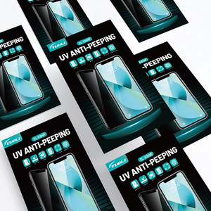 Protection d'écran en verre UV 4 couches, haute dureté 9H, anti-espion, épaisse, avec logo personnalisé, pour magasin de téléphonie mobile - Product Image 5