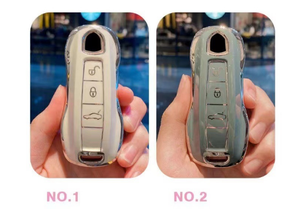 Thời trang cao cấp TPU <span class=keywords><strong>Key</strong></span> Bìa trường hợp thông minh điều khiển từ xa 3 nút Keychain bảo vệ cho <span class=keywords><strong>Porsche</strong></span> - Product Image 3