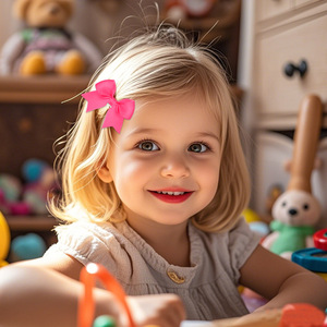 1,97 Zoll Bunte Schleifen-Haarspangen Niedliche Boutique-Haarnadeln Haarklammern für Babymädchen und Kinder Haaraccessoires Stirnbänder - Product Image 2