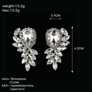 Fashion Dangle <b>Earrings</b> Fashion Retro <b>Earrings</b> Temperament Women Simple Accessories <b>Crystal</b> Rhinestone <b>Stud</b> <b>Earrings</b> E261 - Product Image 6