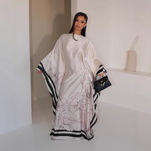 Latest New <strong>Model</strong> <strong>2026</strong> Luxury Satin <strong>Abaya</strong> Simple Muslim Dubai <strong>Abaya</strong> Dress for Women - Product Image 3
