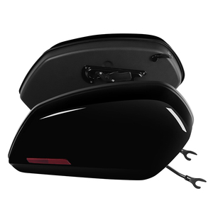 Borse Laterali Rigide da Moto in ABS di Alta Qualità Verniciate Nero Lucido Compatibili con Harley Low Rider ST 2022-2025 <span class=keywords><strong>El</strong></span> <span class=keywords><strong>Diablo</strong></span> 2022 - Product Image 3