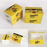 Récipient alimentaire d'usine à emporter Boîte d'emballage en papier de restauration rapide Personnaliser les boîtes de poulet frit en carton blanc