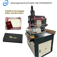 Carte d'invitation de mariage numérique automatique machine à estamper à chaud imprimante de timbres en plastique papier cuir gaufrage