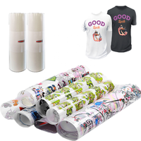 Rouleau de film PET DTF double mat 2026 de 60 cm, film vinyle DTF à transfert thermique à chaud pour T-shirts
