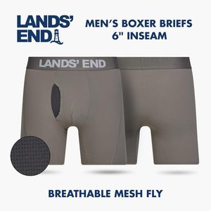 FOXA Mens <b>Boxer</b> Briefs 4 Pack Mid Rise Breathable <b>Polyester</b> Underwear for Men - Product Image 3