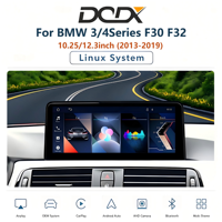 Radio para Auto con Sistema Linux de 10.25"/12.3" para BMW Serie 3/4 NBT/EVO F30 F31 F32 F33, Unidad Principal Multimedia con Android Auto y CarPlay, Bluetooth