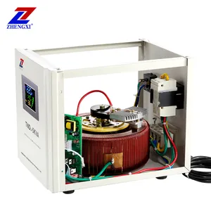 ZX TND3-5KVA लो वोल्टेज रेगुलेटर 220V सर्वो नियंत्रित वोल्टेज स्टेबलाइजर रेगुलेटर 5000w सिंगल फेज वोल्टेज स्टेबलाइजर