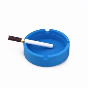 Accessori per fumatori su misura posacenere in Silicone di forma rotonda