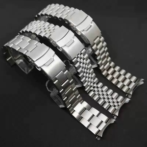 Correa de Acero Inoxidable 316L con Logotipo Personalizado para Reloj SKX007/009, 20mm 22mm, para Brazalete Curvo Oyster Jubilee, Hebilla Sólida de Lujo - Product Image 2