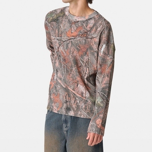 เสื้อยืดแขนยาวคอกลมลายพราง Real Tree Camo สไตล์สตรีทแวร์สุดฮิตสำหรับผู้ชาย - Product Image 3
