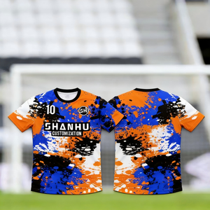 เสื้อฟุตบอลทีมสโมสรแบบเรโทร ระบายอากาศได้ดี รุ่นใหม่ล่าสุด ชุดกีฬา ชุดฝึกซ้อม สำหรับผู้ชาย  รับสั่งทำเสื้อฟุตบอล - Product Image 5