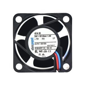 Ventilador Axial de Refrigeración para Gabinete con Inversor, ebmpapst 414H, 24V DC, 1.6W, 40*40*20mm, 4cm, 8100 RPM, 7.9 CFM, con Rodamiento de Bolas - Product Image 1