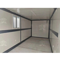 Facile à installer maison 20ft 40ft maison de conteneur pliante maison de bureau de conteneur portable préfabriqué pliable