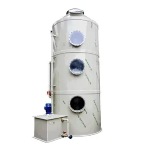 Environmental friendly FRP green absorption tower for chemical waste gas purification