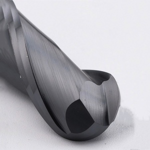 Hrc65 2-Flute bóng mũi cuối nhà máy 150mm CNC endmills với 2 Sáo R0.5-R10 công cụ thép vonfram với OEM & altin hợp kim lớp phủ - Product Image 2