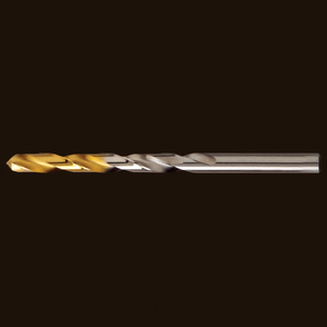 Broca helicoidal HSS con cabeza recubierta de TiN, acero aleado HSS 1070, acabado brillante para perforación de metal. - Product Image 3