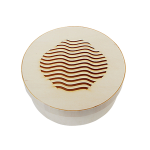 Scatola di legno rotonda scatola di formaggio in legno scatola di caramelle paglia di legno direttamente in vendita - Product Image 4