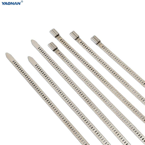 <span class=keywords><strong>Fascette</strong></span> stringicavo in acciaio inox 304 a gradini, riutilizzabili e regolabili, <span class=keywords><strong>per</strong></span> il fissaggio di cavi e tubi all'aperto - Product Image 5