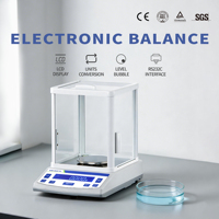 Balance analytique électronique LICHEN JT-D, capacité 100g-500g, résolution 0,001g, IP67, interface RS232, utilisation en laboratoire et industrielle