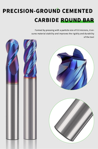 High Quality 65 Degree Hard Alloy 2 Blade CNC Milling Cutter Custom ODM OEM 0.2MM-12MM Carbide Micro Diameter <strong>End</strong> <strong>Mills</strong> - Product Image 5