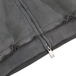 <span class=keywords><strong>Felpa</strong></span> <span class=keywords><strong>con</strong></span> <span class=keywords><strong>Cappuccio</strong></span> da <span class=keywords><strong>Uomo</strong></span> di Alta Qualità, Personalizzabile, in Spugna Pesante, Stampa Personalizzata, Vestibilità Ampia, Corta, in Cotone Lavato <span class=keywords><strong>e</strong></span> Effetto Vissuto, <span class=keywords><strong>con</strong></span> <span class=keywords><strong>Zip</strong></span> - Product Image 5