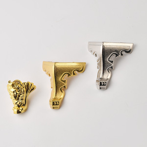 Zinc Alloy Shelf <b>Bracket</b> Support 546 Gold 547 <b>Silver</b> Durable Drawer Connector Minimalist Style Die Casting - Product Image 1