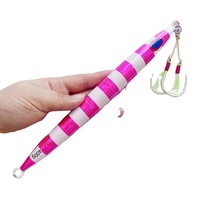 SKM nouveau 120g-1000g UV plomb gabarit Flash leurre de pêche rapide lent pas gabarits naufrage crochet métallique auxiliaire pour bar de mer imprimé