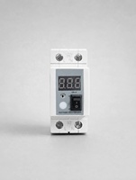 Disjoncteur électronique AORDIC 220V 20A monophasé réglable avec protection contre les surtensions, les sous-tensions et les surintensités, affichage LED