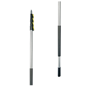 Poteau d'extension télescopique de 24 pieds avec embout métallique pour changeur d'ampoules Rouleau de <span class=keywords><strong>peinture</strong></span> Duster Nettoyage de vitres Lampes suspendues - Product Image 1