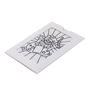 Carta da Clown con trucco magico giocattolo per oggetti di scena di piccole dimensioni che cambiano colore Clown facile da fare trucchi magici per bambini - Product Image 3