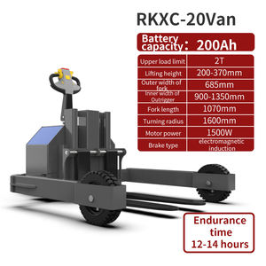 חדש סגנון מכביש שטח קשה 2 טון עופרת חומצת סוללה חשמלי מלגזת משאית - Product Image 3