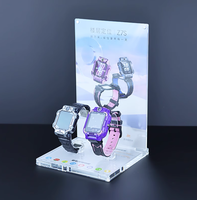 Comptoir en acrylique personnalisé en forme de L bon marché présentoir de montre pour enfants marque pour hommes pour support de montre en plexi présentoir de qualité