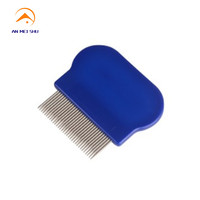 Peigne anti-poux Terminator en acier inoxydable de haute qualité, dents finement alignées, manche en plastique, pour usage domestique et professionnel en salon de coiffure